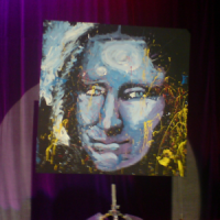 Mona Lisa's portret op Business Development Day